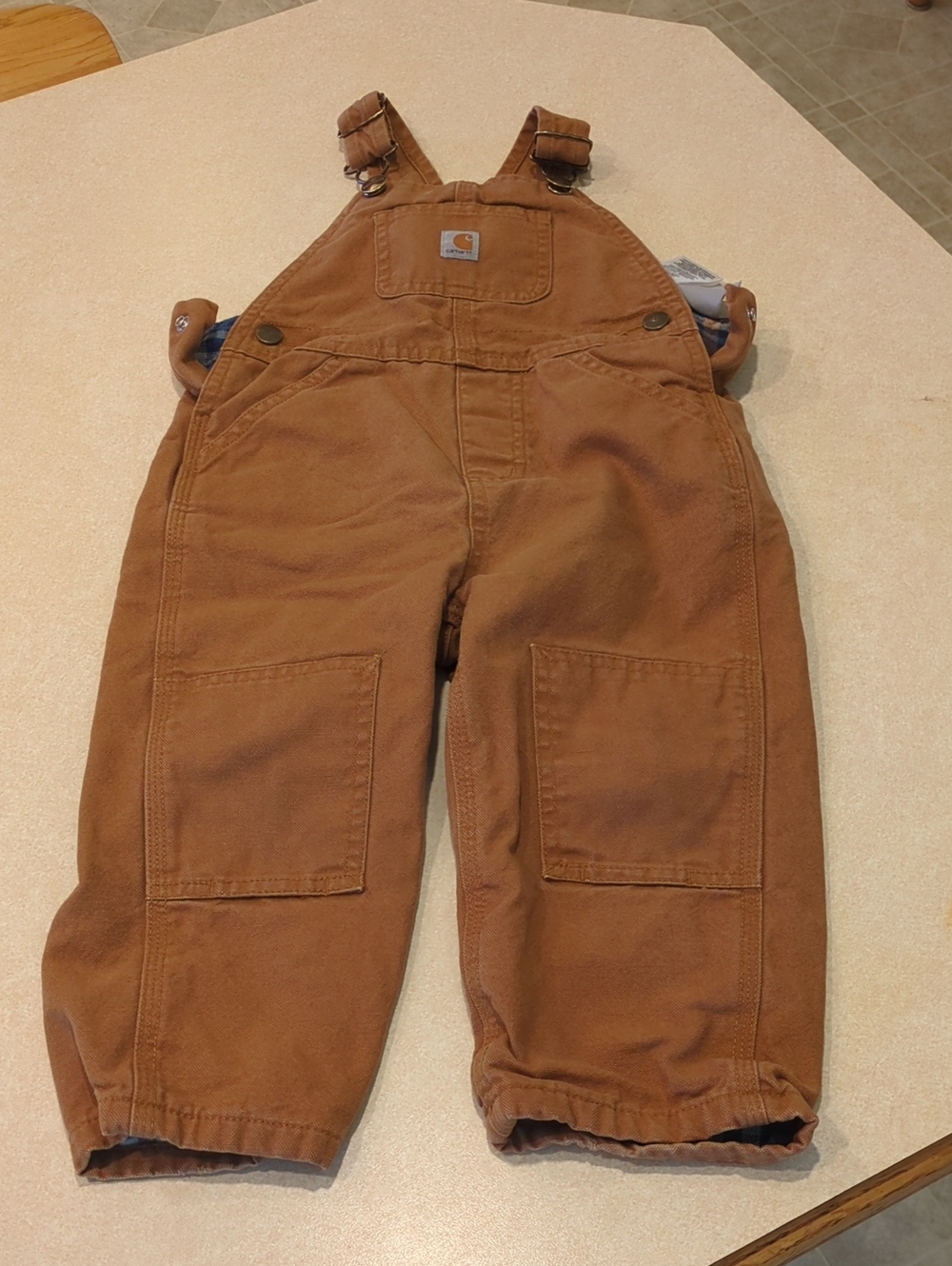 Carhartt Brown Kids' Duck Canvas Overalls